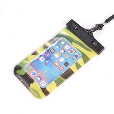 Waterproof Universal Phone Cover Case Bag for iPhone 6 6 Plus SE 5s 5c 5, Samsung Galaxy S7 Note, Sony Xperia Z3, Z2, Z1 - Yellow Camouflage